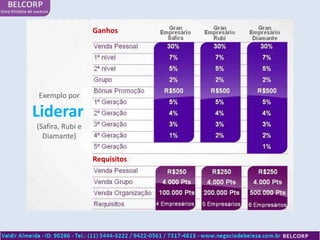 Ganhos




Exemplo por

Liderar
(Safira, Rubi e
  Diamante)

                  Requisitos
 