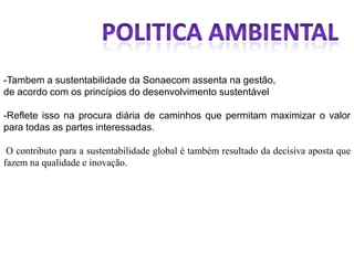 Além de que, como já vimos anteriormente, ‘ser verde’ não é sinónimo de abdicar do lucro. -Trata-se simplesmente de conjugar esta nova realidade com o clássico objectivo de ganhar dinheiro. -Mas ganhá-lo, prejudicando o menos possível o futuro do ser humano. 