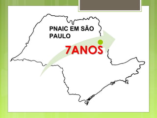 PNAIC EM SÃOPNAIC EM SÃO
PAULOPAULO
 