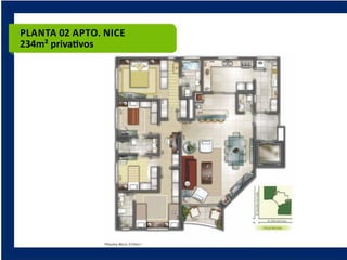 PLANTA 02 APTO. NICE
234m² priva vos
 