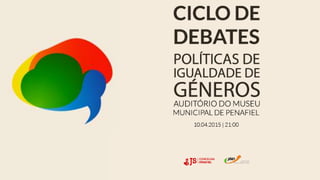 Apresentação para ciclo de debates