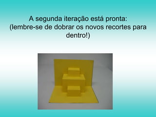 a/4a/2aVamos repetir o passo 1, tomando como princípio a parte que está dobrada para cima