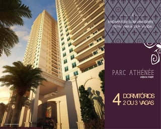 4DORMITÓRIOS
2OU3 VAGAS
ENCANTE-SE COM UMA GRIFE
FEITA PAR A SER VIVIDA .
PERSPECTIVAARTÍSTICADAFACHADADIURNA
 