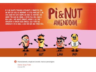 Cliente: Grupo Trideli
Canoas-RS
Posicionamento, criação de conceito, marca e personagens
 