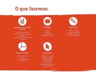 O que fazemos:
 