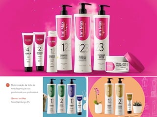 Cliente: Inn Max
Novo Hamburgo-RS
Modernização da linha de
embalagens para os
produtos de uso profissional
 