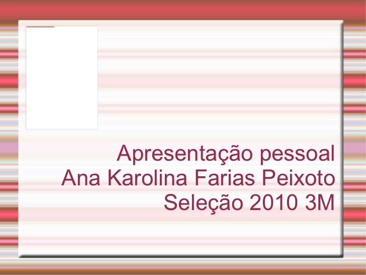 Apresentacao de powerpoint