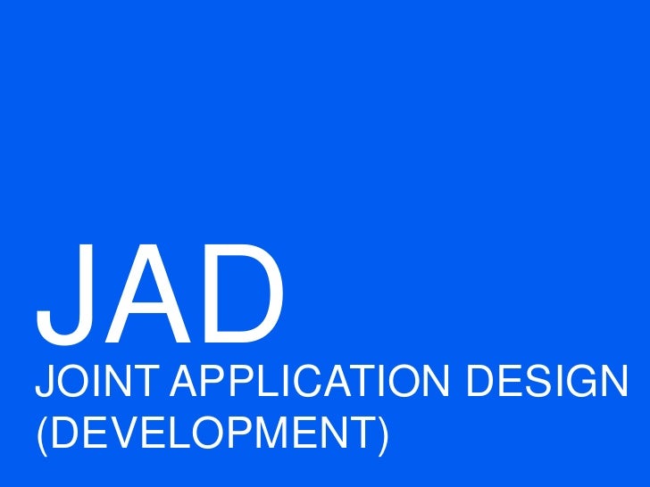 Joint Application Design