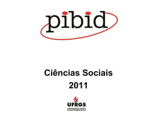 Ciências Sociais
2011
 
