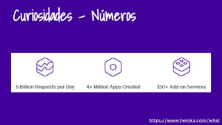 Curiosidades - Números
https://www.heroku.com/what
 