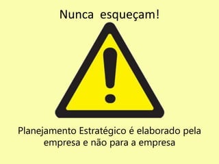 PesquisaUma pesquisa com mais de 1.000 entrevistas constatou o seguinte:80% das pessoas não sabia responder a questão: como você sabe que sua área vai bem?