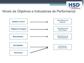 Níveis de Objetivos e Indicadores de Performance 