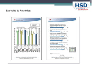 Exemplos de Relatórios: 