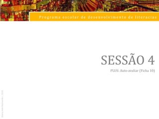 Programa escolar de desenvolvimento de literaciasLOCALIZAREncontrarfontes de informação e ideiasrelevantesrelacionadas com o objectivo do trabalhoDOCSFichas  4, 5 e 6Catálogo on-line da BESBFicha 9 (Bibliografia)Maria João Raimundo | 2010