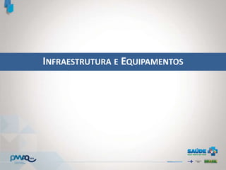 INFRAESTRUTURA E EQUIPAMENTOS
 