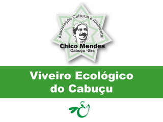 Viveiro Ecológico
   do Cabuçu
 