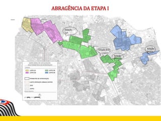 ABRAGÊNCIA DA ETAPA I
 