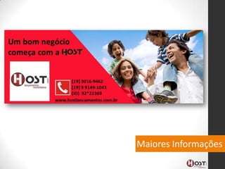 Maiores Informações

 