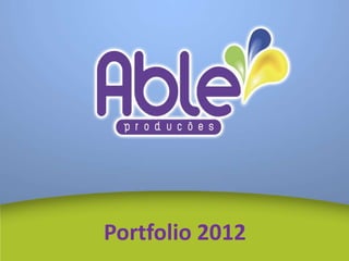 Portfolio 2012
 