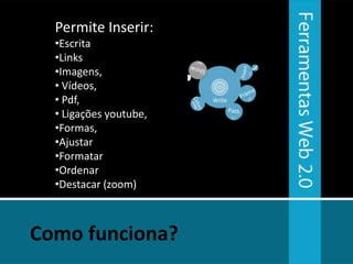 Permite Inserir:Escrita