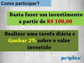 Exibimos anúncios de forma inteligente, e temos o
menor custo de exibição da Internet.
.
Sustentabilidade
Nosso site possui o meio de comunicação que tem
maior público e que mais cresce no mundo.
.
 