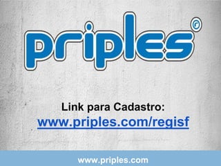 Saiba que você não precisa investir tudo de
uma única vez, você pode começar com um
investimento de R$ 200 e quando quiser
poderá investir mais R$ 300,00 ou qualquer
outro valor entre R$ 100,00 e R$ 10.000,00.
Dica Lievito:
Comece com um investimento
de no mínimo R$ 200,00 pois
a Priples só faz depósitos
acima de R$ 100,00 e se você
investir apenas R$ 100,00 e
não indicar ninguém ganhará
apenas R$ 60,00 em 30 dias e
irá receber apenas no segundo
mês quando seu rendimento
irá passar dos R$
100,00, totalizando R$ 120,00.
R$
200,00
R$
500,00
R$
900,00
 