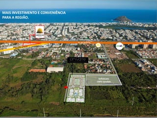 MAIS INVESTIMENTO E CONVENIÊNCIA
PARA A REGIÃO.




                                   Av. das Américas Américas
                                             Av. das




                                                                Sofisticato
                                                               100% vendido
 