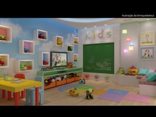 Ilustração da brinquedoteca
 