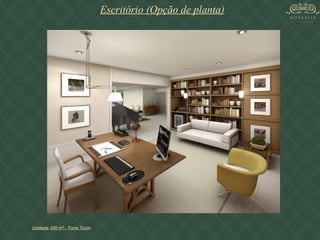Escritório (Opção de planta) Unidade 356 m² - Torre Turim 