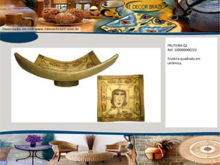 FRUTEIRA Q2 Ref. 100000000222 Fruteira quadrada em cerâmica, 