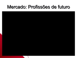 Mercado: Profissões de futuro
 