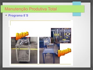 Manutenção Produtiva Total

Programa 8´S
 