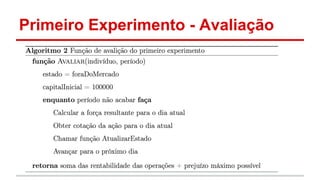 Primeiro Experimento - Avaliação 
 