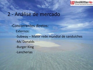 Crescimento da indústria de alimentos