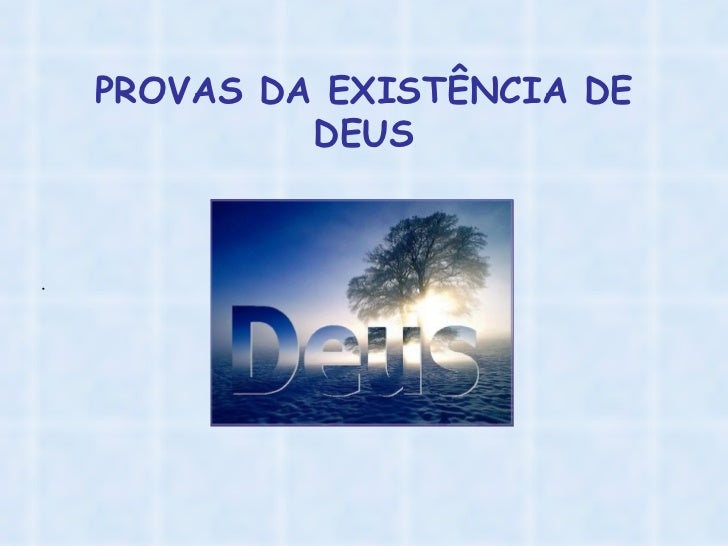 Provas Da Existência De Deus Descartes