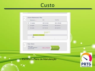 Escolha o Plano de Manutenção
 