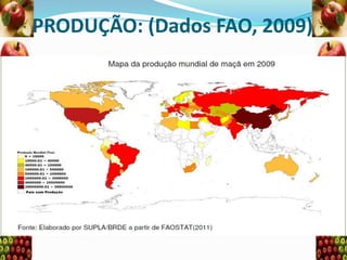 PRODUÇÃO: (Dados FAO, 2009)

 