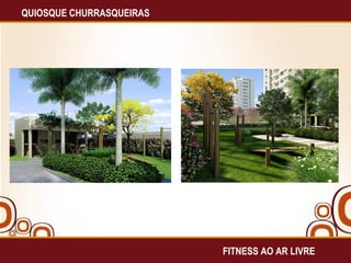 QUIOSQUE CHURRASQUEIRAS FITNESS AO AR LIVRE 
