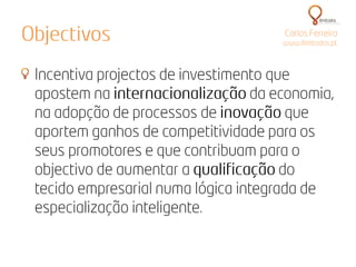 Apresentação QREN - IPAM de Aveiro