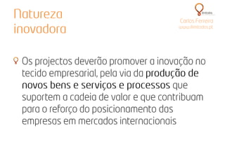 Apresentação QREN - IPAM de Aveiro