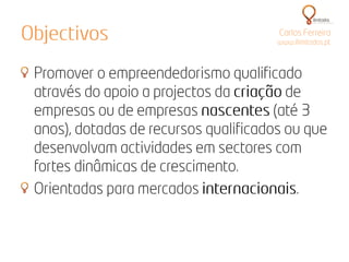 Apresentação QREN - IPAM de Aveiro