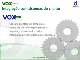 Ferramentas VOX Center