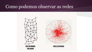 Como podemos observar as redes
 