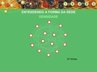 91 linhas ENTENDENDO A FORMA DA REDE DENSIDADE 