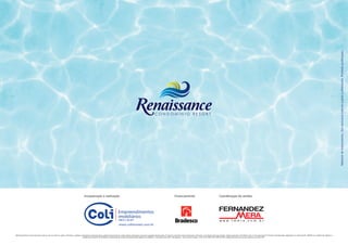 Material de treinamento. Uso exclusivo interno sujeito a alterações. Proibido publicação.
                                                                                            Incorporação e realização:                                                                                                Financiamento:                                               Coordenação de vendas:




                                                                                                                                           www.coliimoveis.com.br


Material preliminar de treinamento exclusivo de uso interno, sujeito a alteração, proibida a divulgação. As perspectivas e plantas são ilustrativas, estão sujeitas a alteração e possuem sugestão de decoração. Os móveis e utensílios são de dimensões comerciais e não fazem parte do contrato. Projeto aprovado na Prefeitura sob o nº de protocolo 37173/2010. Incorporação registrada na matrícula Nº 109567 no cartório de registro e
                                                                                              anexos da Comarca de Taubaté. Coordenação de vendas: Fernandez Mera Negócios Imobiliários - Rua Santa Clara, 809 - Vila Adyanna - São José dos Campos - fone: (012) 3909.1555, CRECI:5.425-j. Mapa ilustrativo sem escala. Impresso em Julho 2011.
 