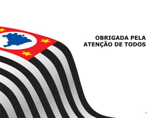 Muito obrigada!
41
OBRIGADA PELA
ATENÇÃO DE TODOS
 