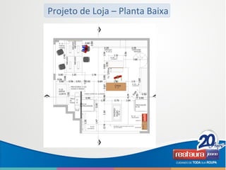 Projeto de Loja – Planta Baixa
 