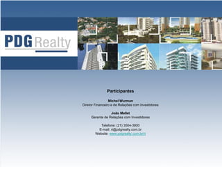 Apresentação Resultados 2T07