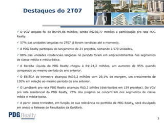 Apresentação Resultados 2T07