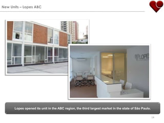 14NewUnits – Lopes ABCLopes opened its unit in the ABC region, the third largest market in the state of São Paulo.